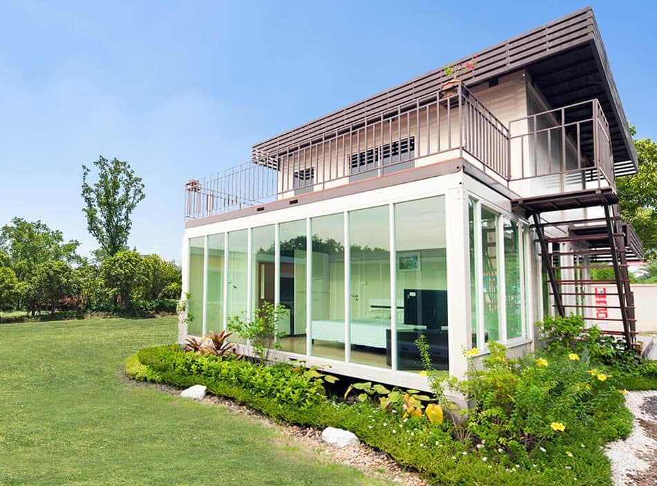 blog บ้านน็อคดาวน์รีสอร์ทสองชั้น