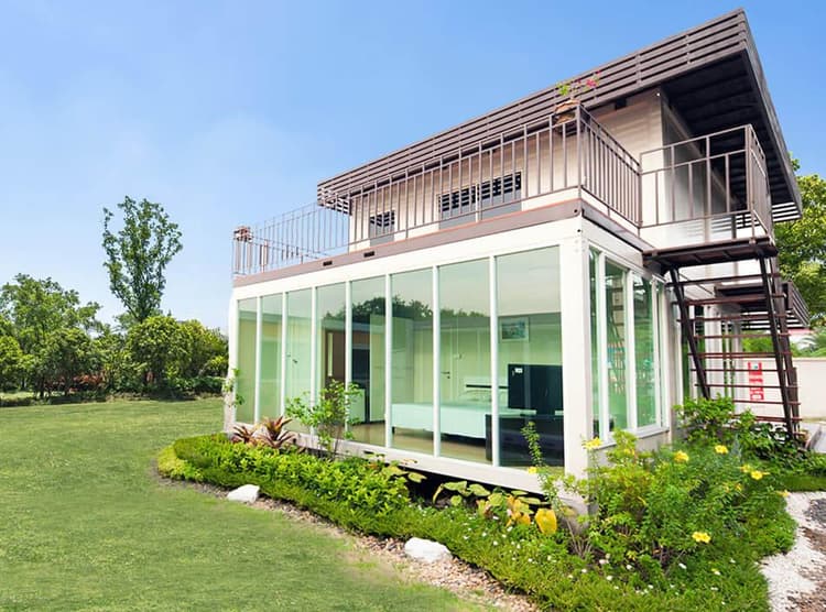 blog บ้านน็อคดาวน์รีสอร์ทสองชั้น