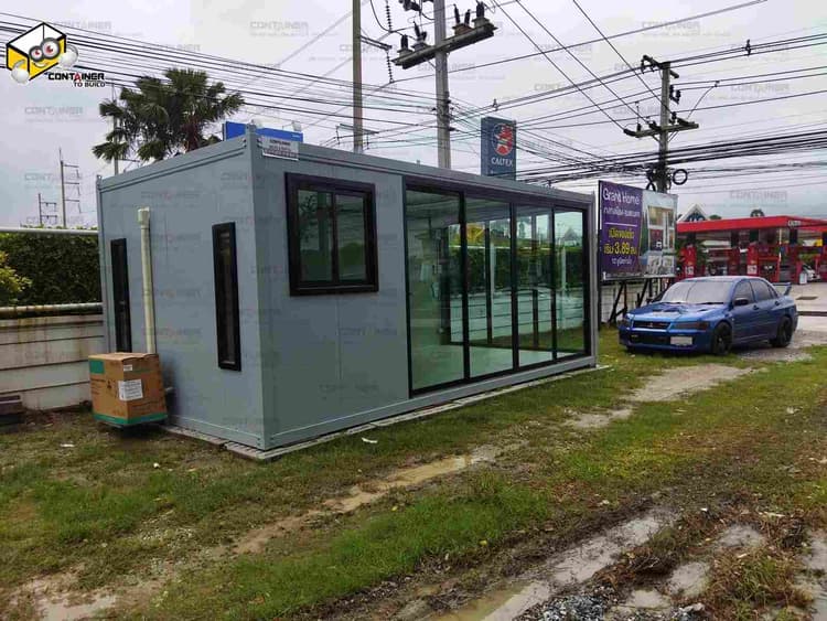 ตู้สำนักงานรุ่นงานกระจก ร้านกาแฟ