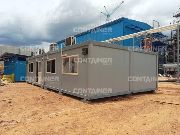 ตู้สำนักงาน 6x12 m หน้างานก่อสร้าง