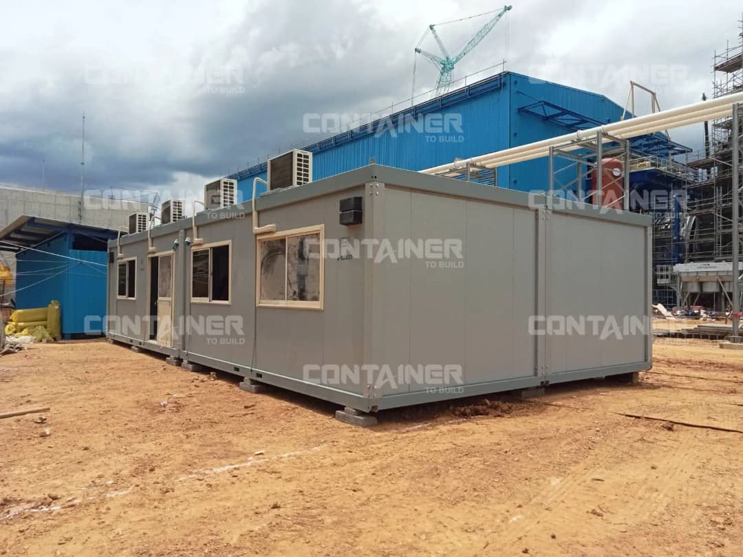 ตู้สำนักงาน 6x12 m หน้างานก่อสร้าง